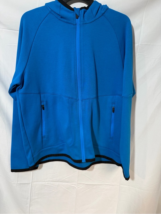 Other - Blue Full-Zip Hooded Jacket - Unbranded
